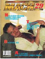 Mach (gay magazine) issue 29 back issue for sale